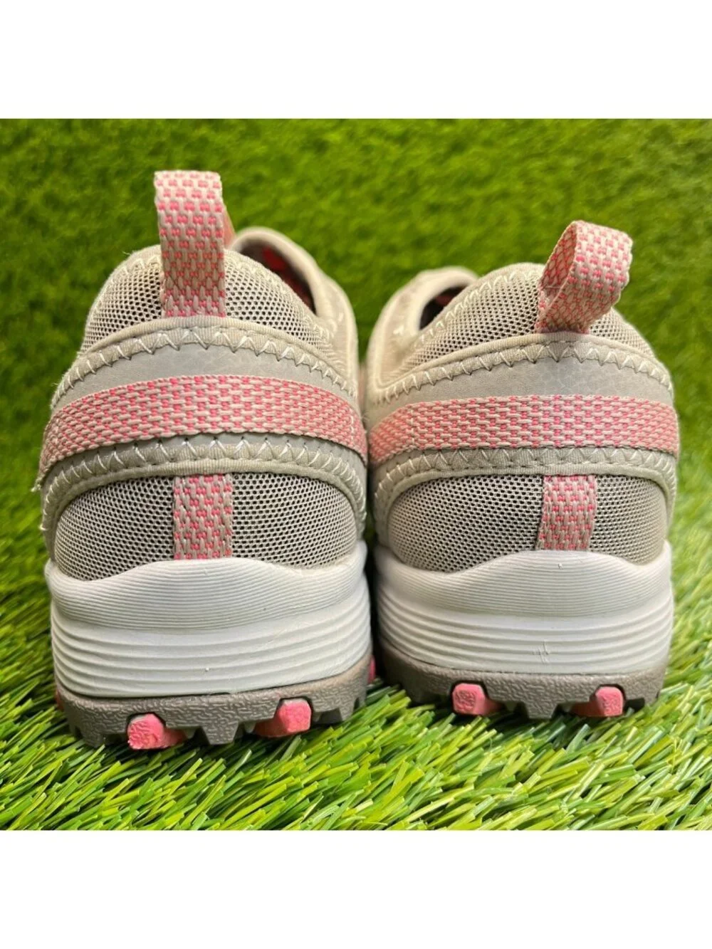 Skechers Seager Hiker Womens Size 9 Taupe Pink Athletic Running Shoes Sneakers